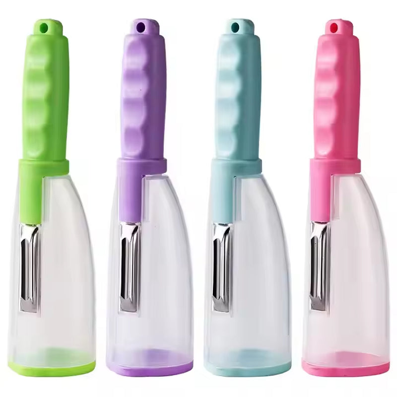 Manual Fruit Peeler Household Storage Vegetable Tools with Comfortable Handheld Design