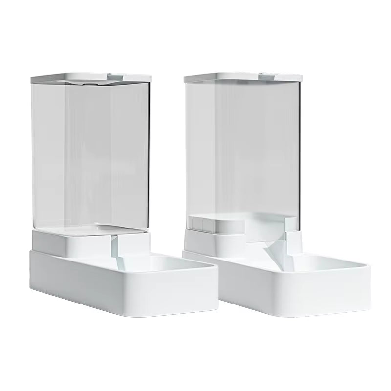 Gravity Pet Feeder and Water Dispenser Set Automatic Dog Feeder and Dog Water Dispenser for Dogs Cats Pets Animal Large Capacity