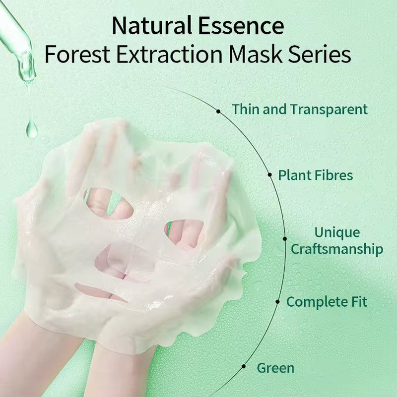 Ready to Ship Boxed Fruit Facial Mask 5Pc Natural Plant Essence Mild Face Skincare Variety Mask Set Korean Ingredient Sheet Mask