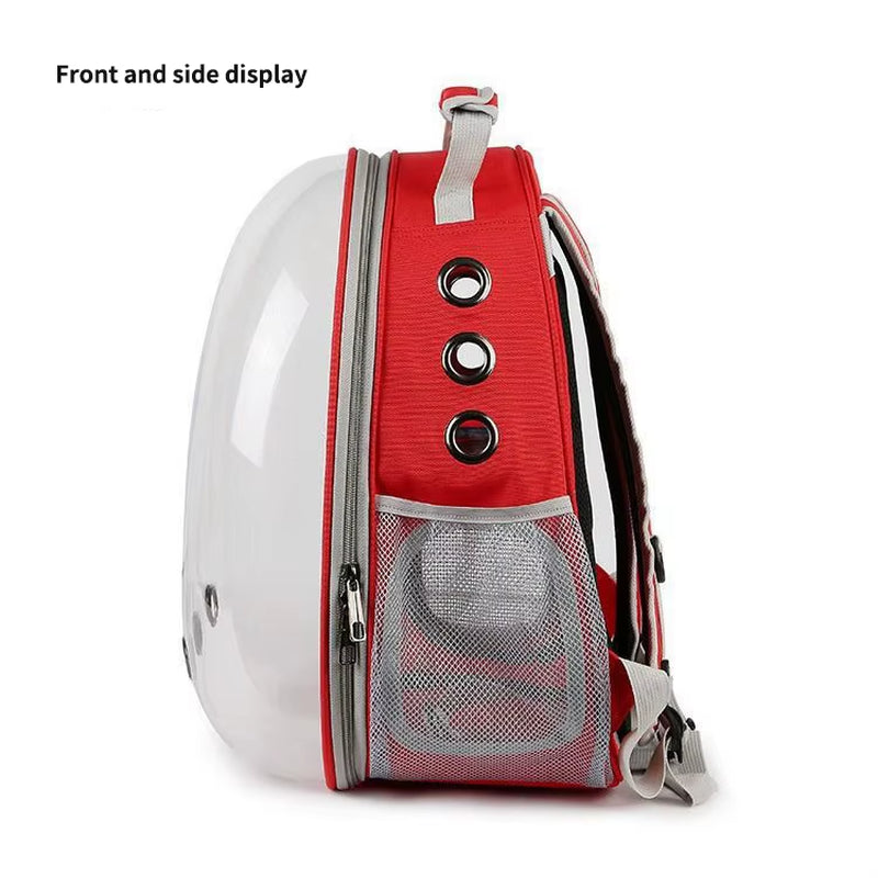 Capsule Transparent Outdoor Portable Pet Travel Transport Pet Carries Tote Backpack Large Capacity Sturdy Pet Carries Bag