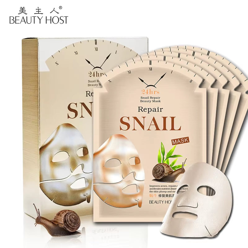 Wholesale Luxury Facial Mask Skin Care Private Label Brighten and Porefining Organic Skin Care Gold Aloe Snail Face Mask