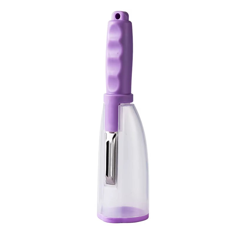 Manual Fruit Peeler Household Storage Vegetable Tools with Comfortable Handheld Design