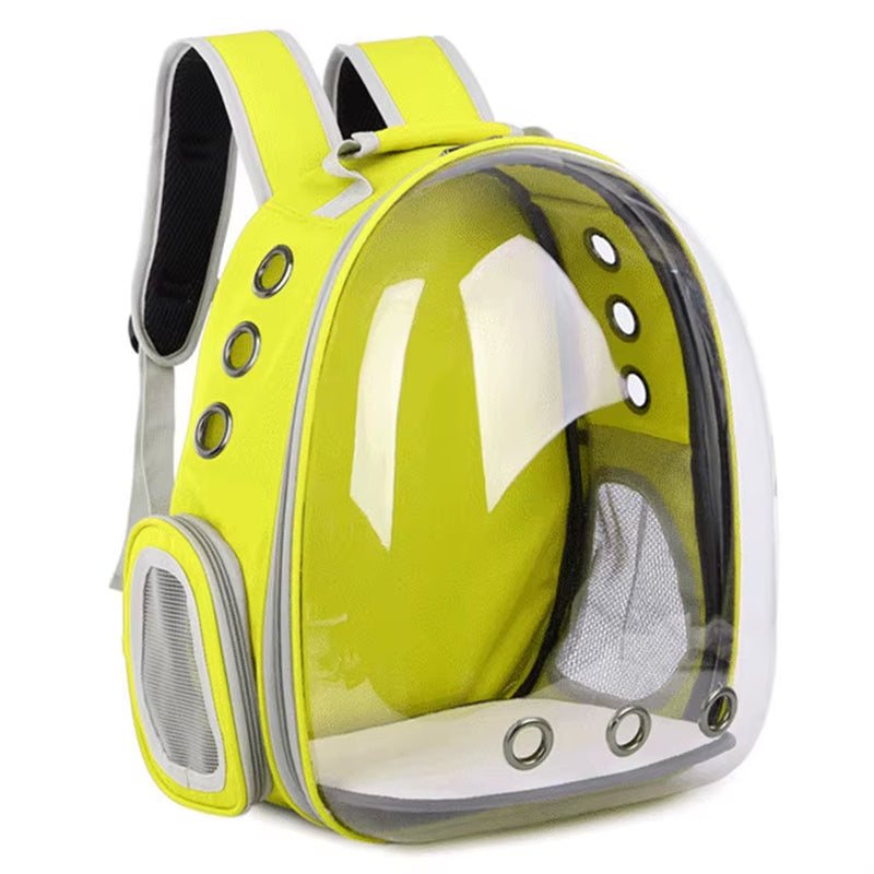 Capsule Transparent Outdoor Portable Pet Travel Transport Pet Carries Tote Backpack Large Capacity Sturdy Pet Carries Bag