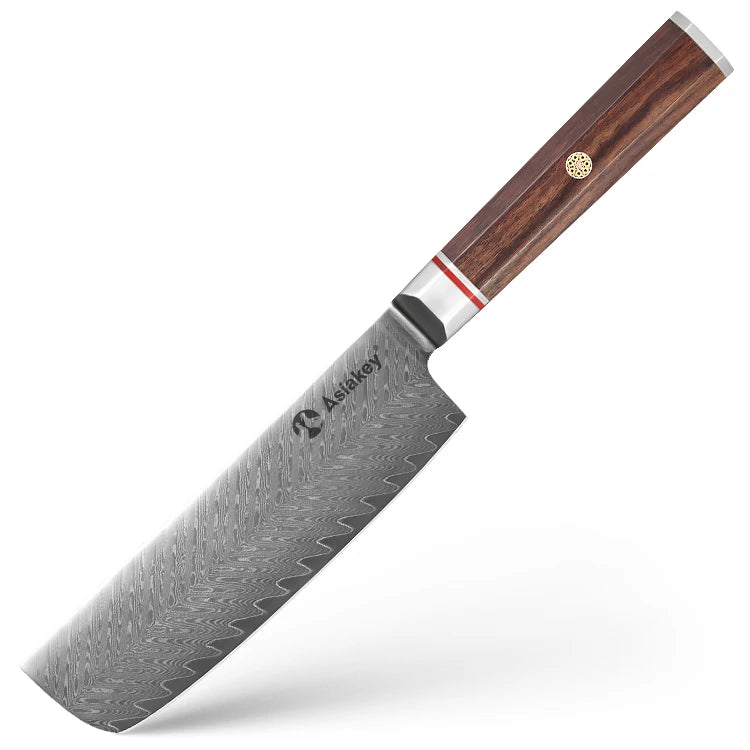 High Quality Professional Chef Knife Kits Rose Wood Handle Customized Logo Japanese Kitchen Knife Set