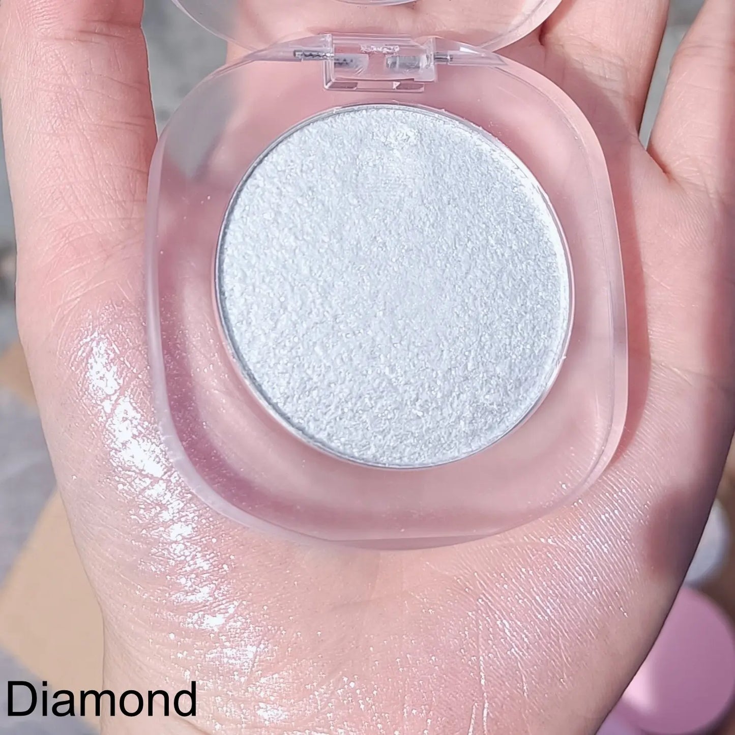 Wholesale Makeup Vegan Highlight Palette High Pigment Face Powder Cosmetic Private Label Waterproof Single Shimmer Highlighter