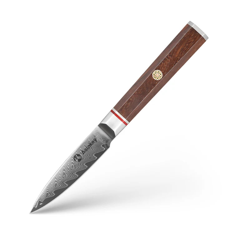High Quality Professional Chef Knife Kits Rose Wood Handle Customized Logo Japanese Kitchen Knife Set