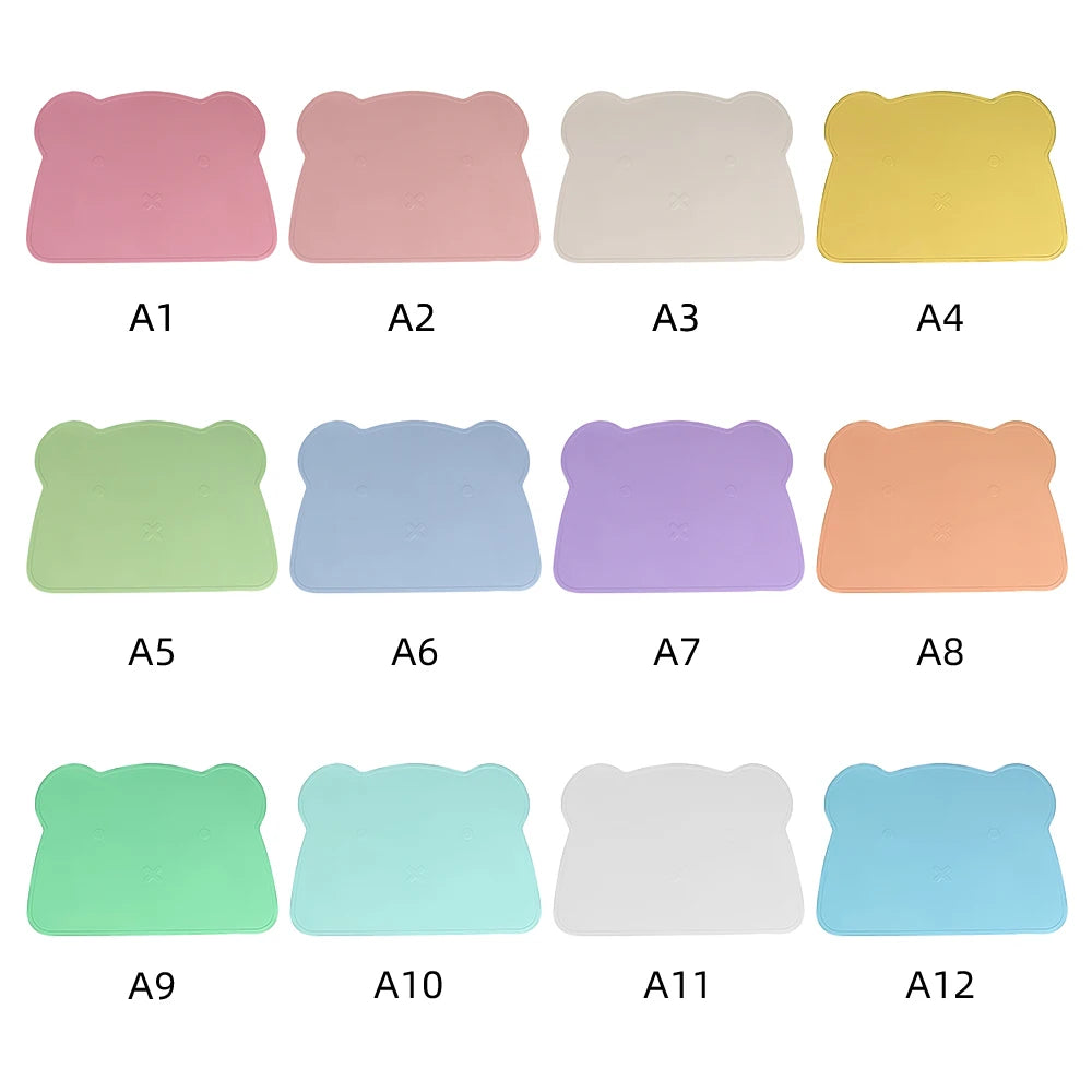 Kids Weaning Products Silicone Tableware Plate Bowl Spoon Fork Bebes Dishe Baby Feeding Sets Supplies for Reborn Baby