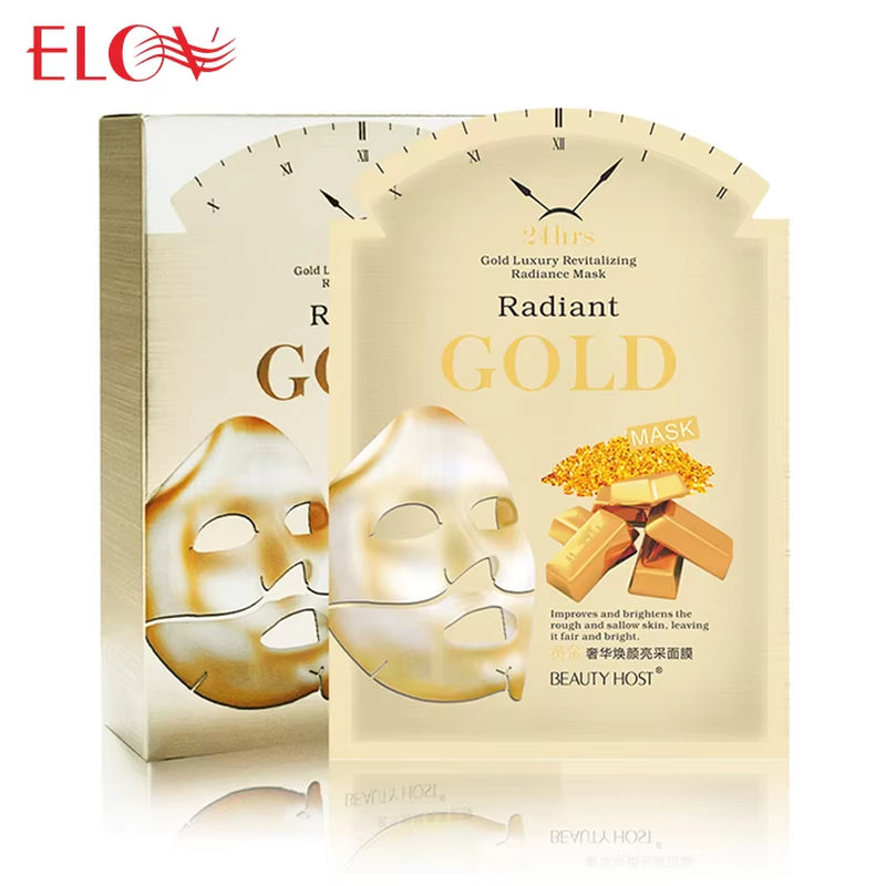 Wholesale Luxury Facial Mask Skin Care Private Label Brighten and Porefining Organic Skin Care Gold Aloe Snail Face Mask