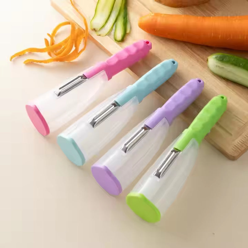 Manual Fruit Peeler Household Storage Vegetable Tools with Comfortable Handheld Design