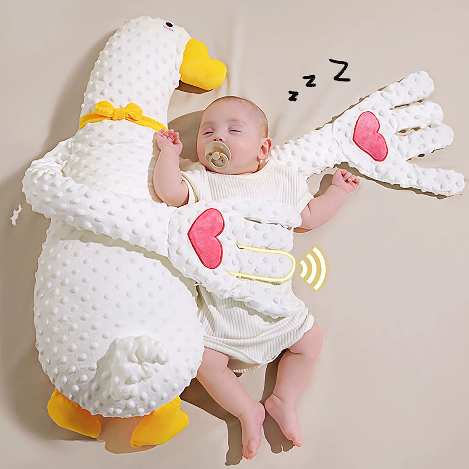 Hot Sale Big Baby Exhaust Pillow Coax Baby Pat to Soothe the Palm of the Baby to Sleep Autonomously Anti-Flatulence