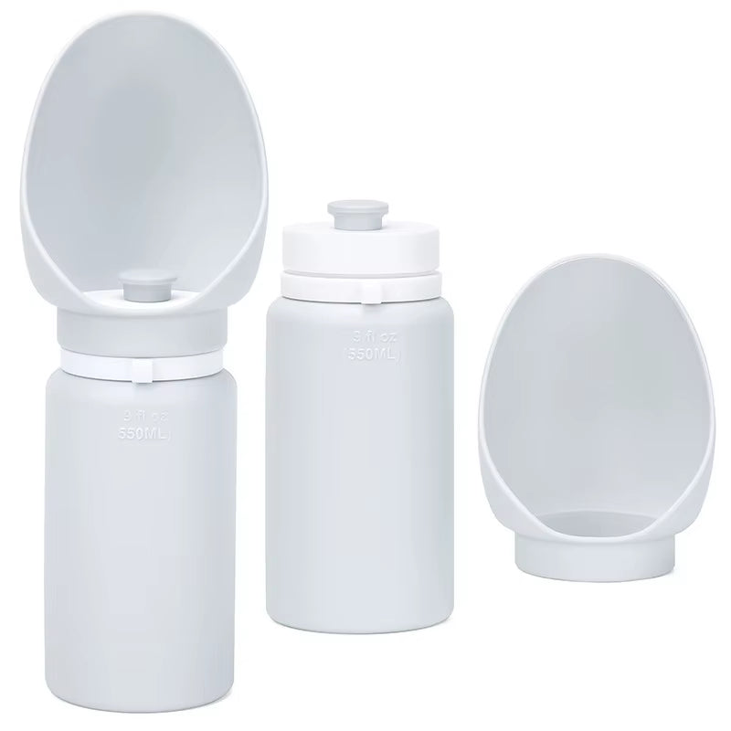 Outdoor Portable Water Cup for Walking Dogs and Cats Cute Dog Food Water Dispenser Pet Bowl with Bottle