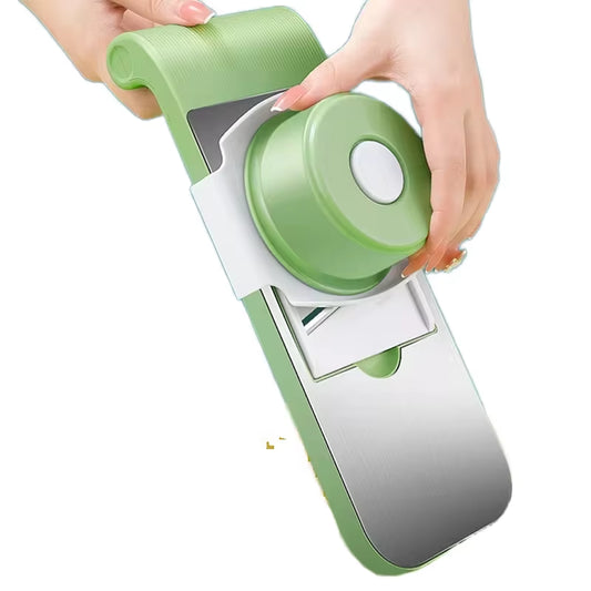 2025 New Design Manual Stainless Steel Metal Cutter Multi-Functional Potato Peeler Cheese Slicer Garlic Chopper