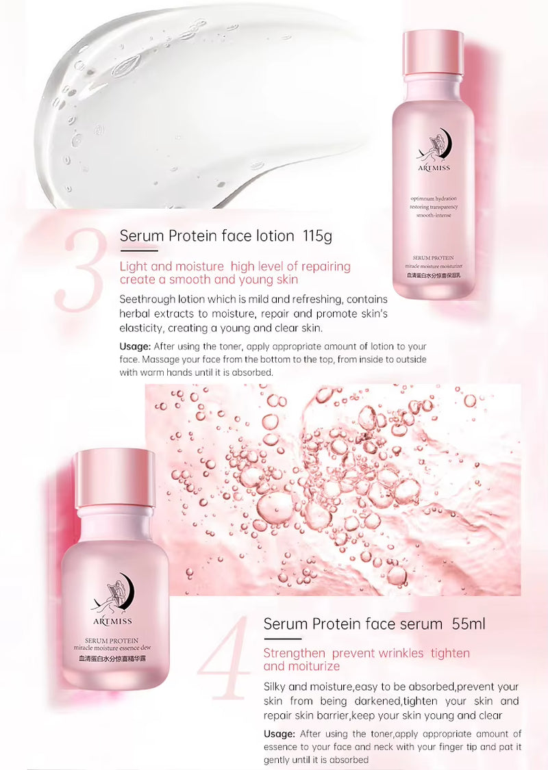 Professional Beauty Skin Care Products anti Aging Whitening Organic Private Label Korean Korean Skin Care Set
