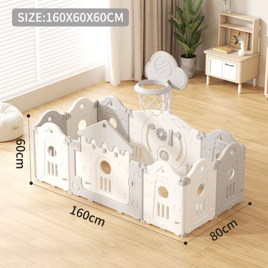 Feelkids New Arrival Indoor Kids' Playpen Foldable HDPE Plastic Fence Hot Sale Playground Playhouses for Park Use