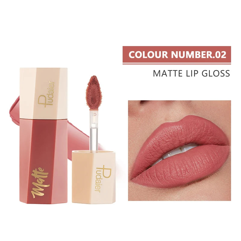Wholesale Cosmetics High Pigment 14Colors Velvet Matte Liquid Lipstick Set Waterproof Moisturizing Lipgloss Makeup Private Label