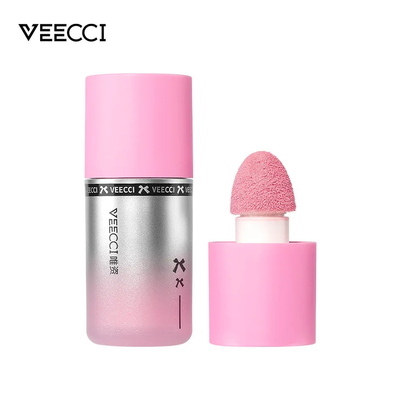 Lady'S Face Beauty Makeup Pink Waterproof Nude Pink Color Liquid Blush