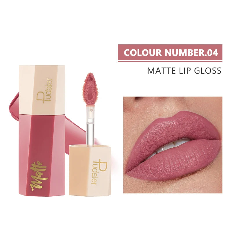 Wholesale Cosmetics High Pigment 14Colors Velvet Matte Liquid Lipstick Set Waterproof Moisturizing Lipgloss Makeup Private Label