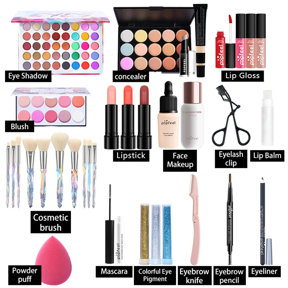 Professional Long Lasting Makeup 28 Color Custom Makeup Sets