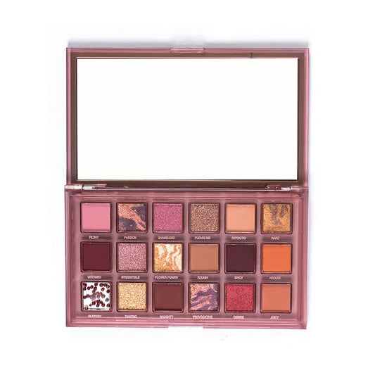 Makeup Wholesale 18 Colors Long Lasting Vegan Makeup Matte Shimmer High Pigment New Arrival Customizable Eyeshadow Palette