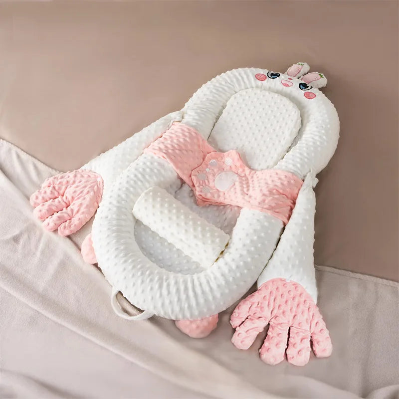 Electric Baby Lounger Detachable Palm Crib Soothing Baby Pillow Sleep Nest Tapping Hand Toy Baby Nest Lounger Bed for Newborn