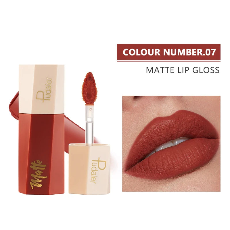 Wholesale Cosmetics High Pigment 14Colors Velvet Matte Liquid Lipstick Set Waterproof Moisturizing Lipgloss Makeup Private Label