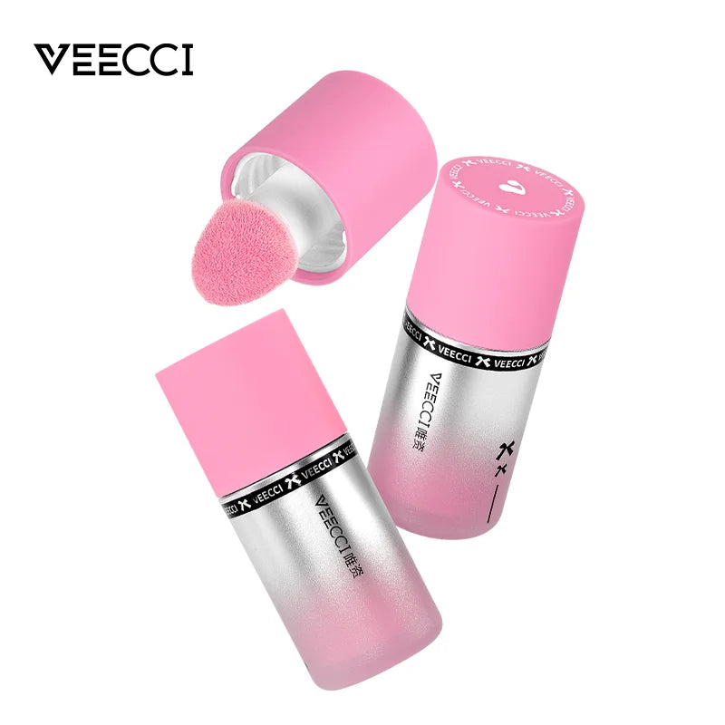 Lady'S Face Beauty Makeup Pink Waterproof Nude Pink Color Liquid Blush