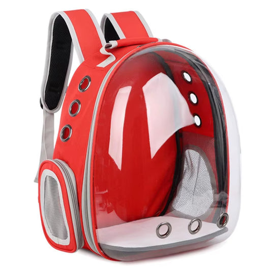 Capsule Transparent Outdoor Portable Pet Travel Transport Pet Carries Tote Backpack Large Capacity Sturdy Pet Carries Bag