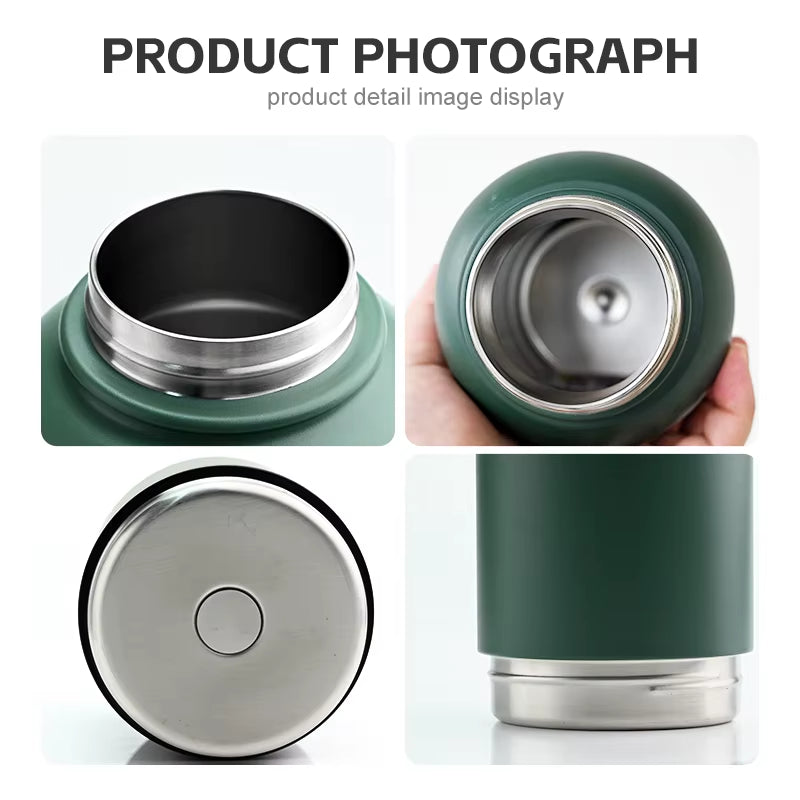OEM 32Oz 3 in 1 Insulated Stainless Steel Pet Feeder 1000Ml Outdoor Travel Portable Water Bottle for Dogs